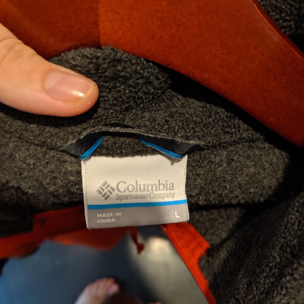 Men's Columbia Fleece Jacket - Picture 3 of 3